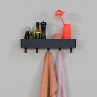 Spinder Design Garderobenhaken "Multi 5", (1 St.), 2-in-1 Wandregal + Garderobe von Spinder Design