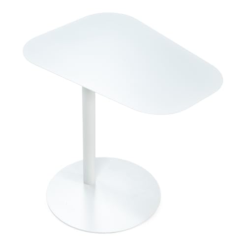 NOORA Side Table - White - Scandinavian White - Height 50 cm von Spinder Design