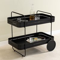 Spinder Design Servierwagen "GIN & TROLLY", (1 St.), Servierwagen aus Stahl mit Gummirädern von Spinder Design
