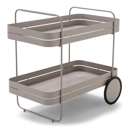 Spinder Design Servierwagen Gin & Trolley aus Stahl (Silky Taupe) von Spinder Design