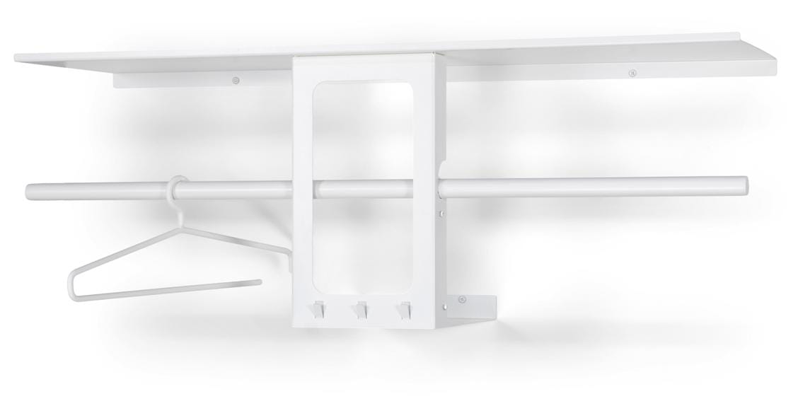 Spinder LUNO SMALL 100 Garderobe, Stahl, Modernes Design, Weiß von Spinder Design