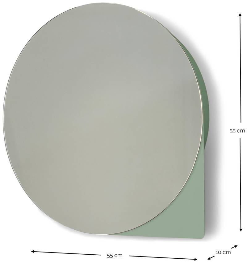 Spinder SONNET Spiegelschrank Stahl, Skandinavisch, Tuscan Terra von Spinder Design