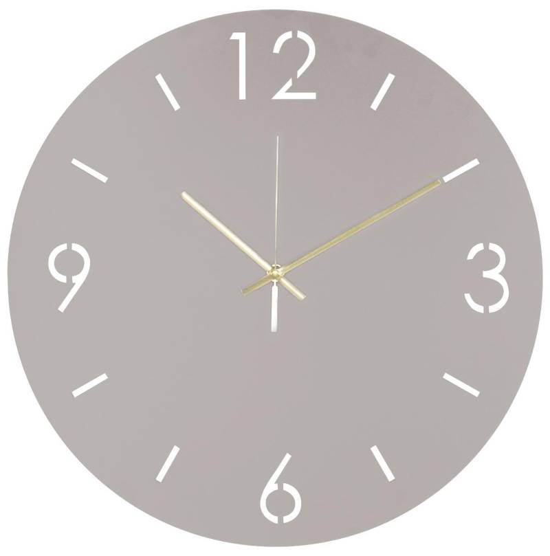 Spinder TIME Ø 40 Minimalistische Stahl-Uhr, Silky Taupe von Spinder Design