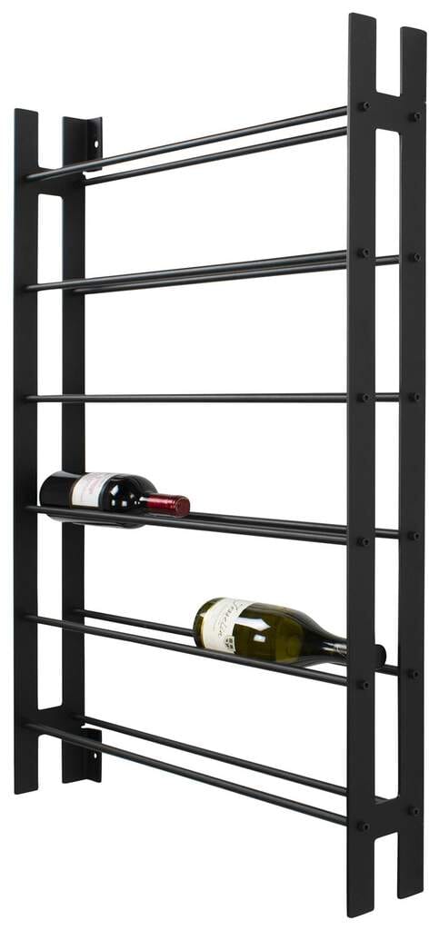 Weinregal VINE 7 Wandregal für Weinflaschen Schwarz von Spinder Design von Spinder Design