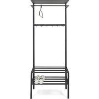 Spinder Ivar 2 Wandgarderobe mit 6 Haken Stahl von Spinder