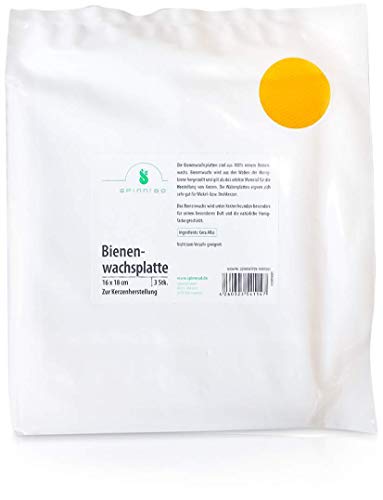 Bienenwachsplatten 3 Stück von Spinnrad