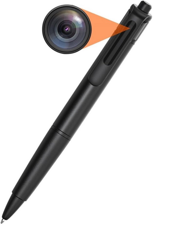 SpionProfi Überwachungskamera 4k Kugelschreiber Kamera Stift Spion Video Ton Bild Aufnahme (1-tlg., Versteckte 4K Kamera Spycam in Kugelschreiber Spion) von SpionProfi