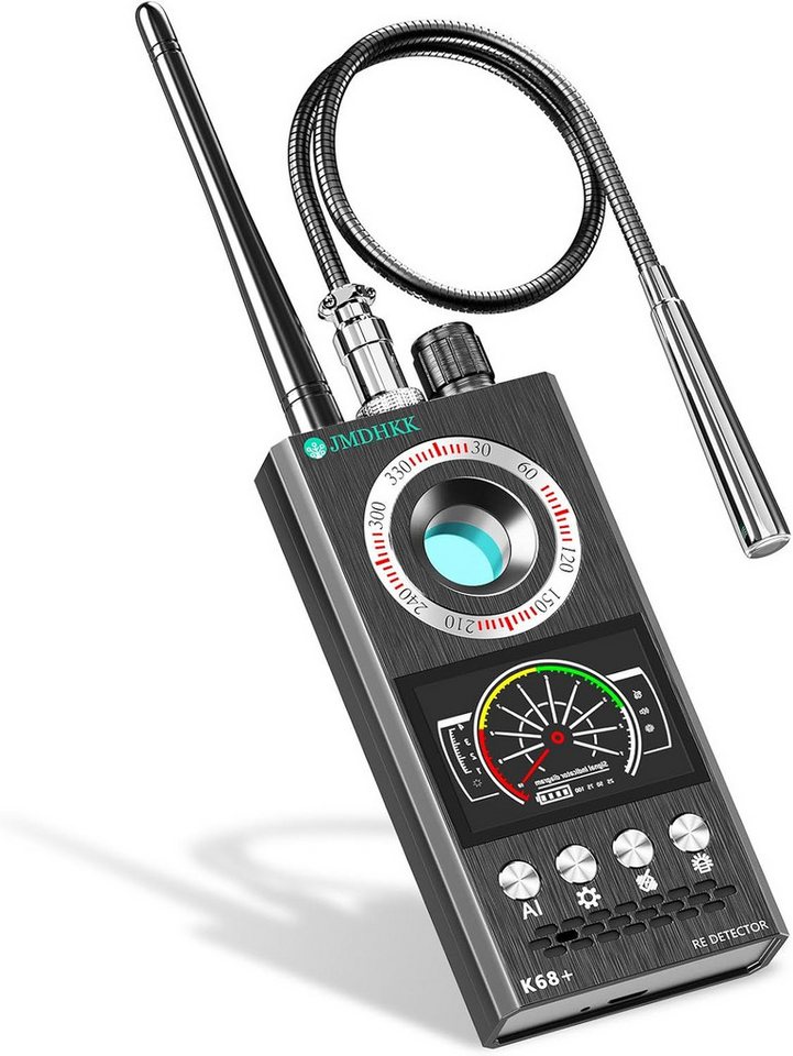 SpionProfi Überwachungskamera Zubehör Detektor Kamera Mini Überwachungskamera Finder Wanzen GPS Ortungsgerät (1-tlg., Detektor für Wanzen Spycam Versteckte Kamera Gps Tracker uvm) von SpionProfi