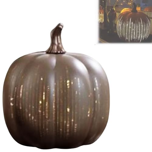 Cherishous Twinkle LED Licht Kürbisse Sternennacht Kürbisse Timer beleuchtet funkelnde Sternennacht Glas Kürbis Licht Dekorationen für Schlafzimmer Flur Braun S Cherishous Twinkle LED Licht Kürbisse Sternennacht Kürbisse Timer beleuchtet funkelnde Sternennacht Glas Kürbis Licht Dekorationen für Schlafzimmer Flur Braun S von SpirWoRchlan