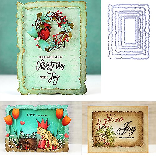 SpirWoRchlan Stanzmaschine Stanzschablone, Scrapbooking Prägeschablonen Stanzformen Schablonen Für Scrapbooking, Fotopapier, Karten, Handwerk Prägen DIY Herstellung Geburtstag Geschenk von SpirWoRchlan