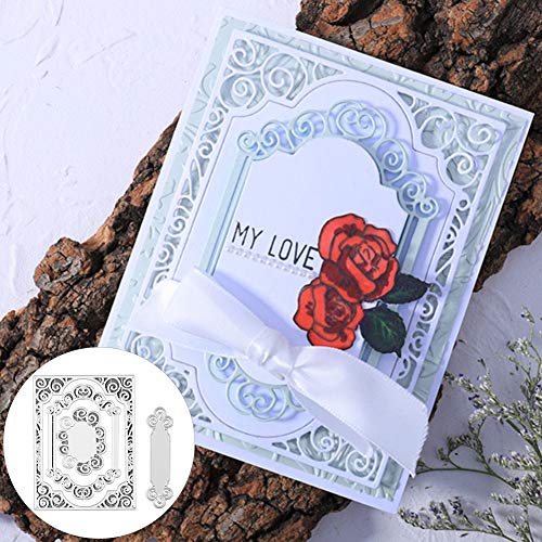 SpirWoRchlan Stanzmaschine Stanzschablone,Scrapbooking Prägeschablonen Stanzformen Schablonen Für Scrapbooking Fotopapier Karten Handwerk Prägen DIY Geburtstagsgeschenk 2pcs SpirWoRchlan Stanzmaschine Stanzschablone,Scrapbooking Prägeschablonen Stanzformen Schablonen Für Scrapbooking Fotopapier Karten Handwerk Prägen DIY Geburtstagsgeschenk 2pcs von SpirWoRchlan