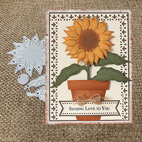 SpirWoRchlan Stanzschablonen, Sonnenblumen-Metall-Stanzformen, DIY, Scrapbooking, Prägung, Papier, Karten, Alben, Basteln, Dekoration, Prägeschablone, Werkzeug, Geschenk von SpirWoRchlan