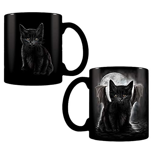 Spiral - BAT CAT - Kaffeetasse aus Keramik - Design erscheint vollständig bei Wärme - in Geschenkbox von Spiral