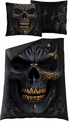 Spiral Black Gold Unisex Bettwäsche schwarz/goldfarben Spiral Black Gold Unisex Bettwäsche schwarz/goldfarben von Spiral