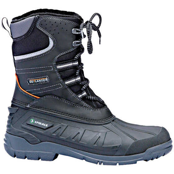 SPIRALE® - Winterschnürstiefel ICELAND 35076, schwarz, Größe 39 von Spirale