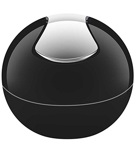 Spirella 10.14972 Kosmetikeimer 1 Liter Abfalleimer Schwingdeckeleimer Tischabfalleimer Bowl Schwarz Spirella 10.14972 Kosmetikeimer 1 Liter Abfalleimer Schwingdeckeleimer Tischabfalleimer Bowl Schwarz von Spirella