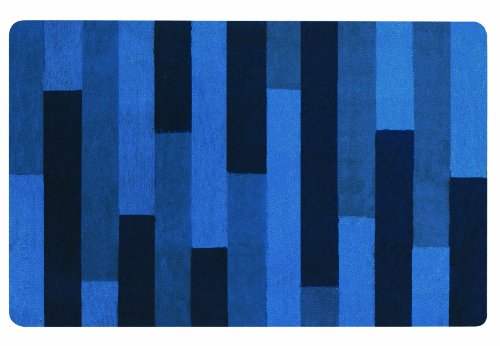 Spirella 10.16196 Badteppich 70 x 120 cm, Plank Blue von MSV