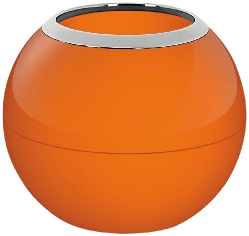 Spirella Zahnputzbecher Zahnbürstenhalter Bowl 8,5x10,5 cm Orange von Spirella