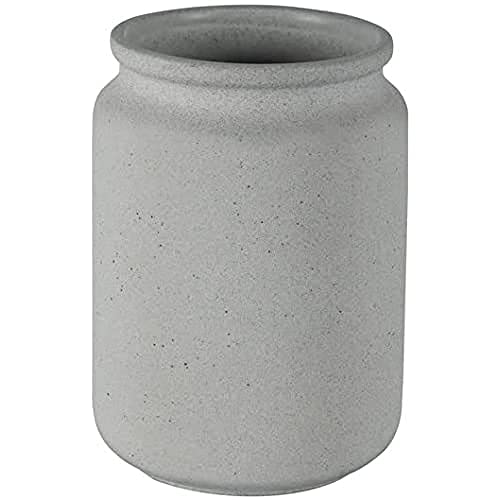 Spirella Zahnputzbecher Zahnbürstenhalter Cement 8x11 cm Grau von Spirella