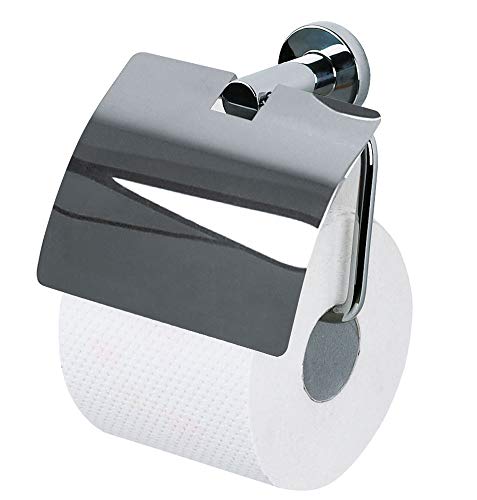 Spirella WC Rollenhalter Atlantic 10.06424 Edelstahl Toilettenpapierhalter zum kleben oder Bohren von Spirella