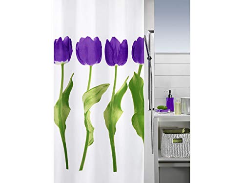 Spirella 1014424 Tulipa Duschvorhang 180 x 200 cm Violet Spirella 1014424 Tulipa Duschvorhang 180 x 200 cm Violet von Spirella
