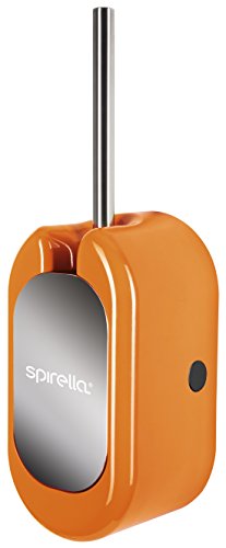 Spirella 1018787 Cube ORANGE WC-Bürste Badaccessoires, ABS, 46 x 15 x 13 cm von Spirella