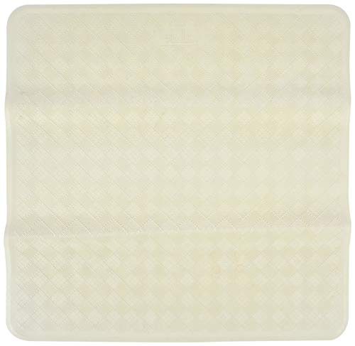 Spirella Anti-Rutsch-Teppich Siena White 54X54 1230586, Weiß von Spirella