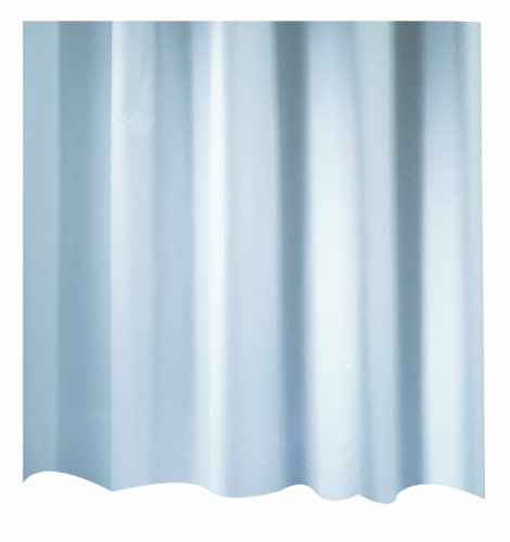 Spirella Anti-Schimmel Duschvorhang "Securitas" Anti-Bakteriell, Polyester 120x200cm Weiß - Made in Europe - Trevira CS DIN 4102 von Spirella