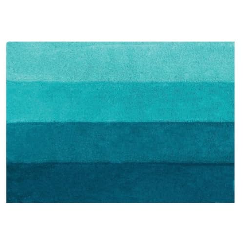 Spirella Badteppich Badematte Badvorleger Duschvorleger Mikrofaser Hochflor flauschig 55x65 cm – Türkis/Petrol Spirella Badteppich Badematte Badvorleger Duschvorleger Mikrofaser Hochflor flauschig 55x65 cm – Türkis/Petrol von Spirella