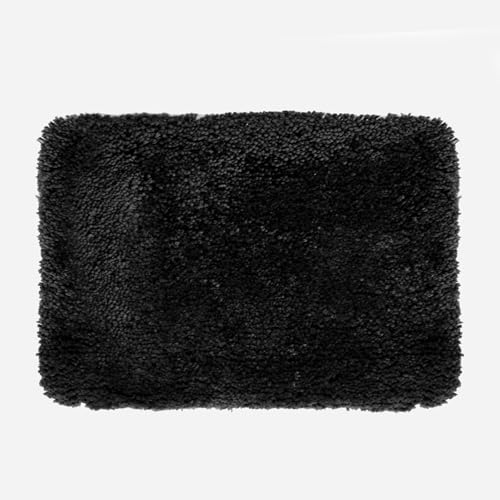 Spirella Badteppich Badematte Duschvorleger Mikrofaser Hochflor | flauschig | rutschhemmend | geeignet für Fußbodenheizung | 55x65 cm | Schwarz Spirella Badteppich Badematte Duschvorleger Mikrofaser Hochflor | flauschig | rutschhemmend | geeignet für Fußbodenheizung | 55x65 cm | Schwarz von Spirella