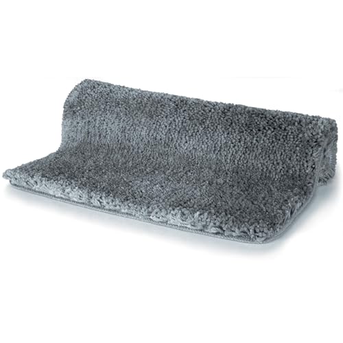 Spirella Badteppich Badematte Duschvorleger Mikrofaser Hochflor | flauschig | rutschhemmend | geeignet für Fußbodenheizung | 70x120 cm | Grau, Granit Spirella Badteppich Badematte Duschvorleger Mikrofaser Hochflor | flauschig | rutschhemmend | geeignet für Fußbodenheizung | 70x120 cm | Grau, Granit von Spirella