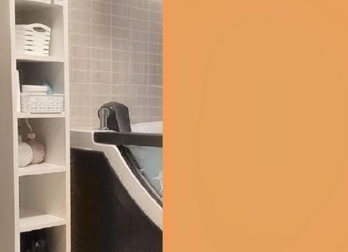 Spirella (Leifheit Bio Orange Eco Duschvorhang 120 x 200 cm. 100% PEVA Swiss Design PVC Frei Spirella (Leifheit Bio Orange Eco Duschvorhang 120 x 200 cm. 100% PEVA Swiss Design PVC Frei von Spirella