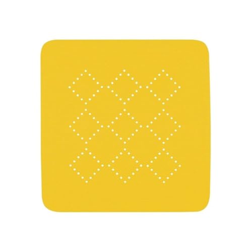 Spirella Duschmatte Badematte Duscheinlage antibakteriell rutschfest mit Saugnäpfen - Alaska Gelb - ca. 55 x 55 cm von Spirella