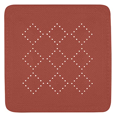 Spirella Duschmatte Badematte Duscheinlage antibakteriell rutschfest mit Saugnäpfen - Alaska Terracotta Rot- ca. 55 x 55 cm Spirella Duschmatte Badematte Duscheinlage antibakteriell rutschfest mit Saugnäpfen - Alaska Terracotta Rot- ca. 55 x 55 cm von Spirella