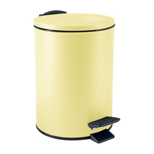 Spirella Kosmetikeimer 5 Liter Edelstahl mit Absenkautomatik und Inneneimer Adelar Badezimmer Mülleimer Softclose Abfalleimer Gelb Spirella Kosmetikeimer 5 Liter Edelstahl mit Absenkautomatik und Inneneimer Adelar Badezimmer Mülleimer Softclose Abfalleimer Gelb von Spirella