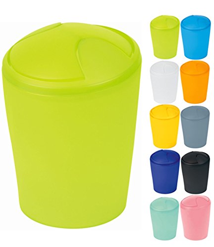 Spirella Kosmetikeimer Move Abfalleimer Schwingdeckeleimer | Kunststoff | 2 Liter | Kiwi Grün Spirella Kosmetikeimer Move Abfalleimer Schwingdeckeleimer | Kunststoff | 2 Liter | Kiwi Grün von Spirella