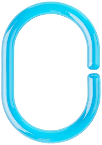 Spirella Ringe C-Minor Clear-Aqua 100 Stück. 1209740, Weiß, Estandar von Spirella