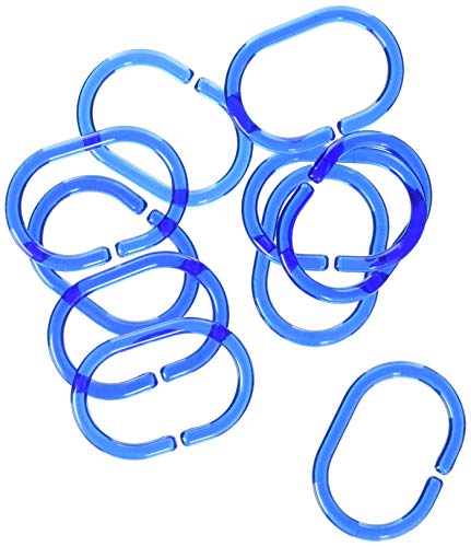 Spirella Ringe C-Minor Clear-Blue 100pcs 1209741, weiß, Estandar von Spirella