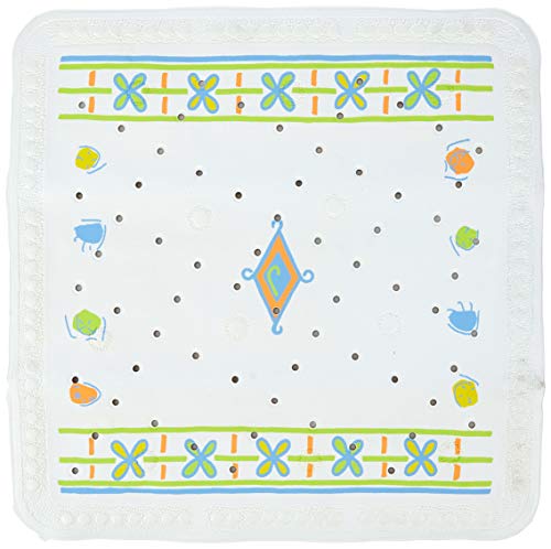 Spirella Rutschfester Teppich Avignon Mult. 55 x 55 1238266, Weiß, Standard. von Spirella