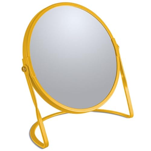 Spirella Schminkspiegel Kosmetikspiegel Badezimmerspiegel Akira 5-Fach Vergrößerung-Sun Gelb, Jaune Soleil Mat, Unique Size Spirella Schminkspiegel Kosmetikspiegel Badezimmerspiegel Akira 5-Fach Vergrößerung-Sun Gelb, Jaune Soleil Mat, Unique Size von Spirella
