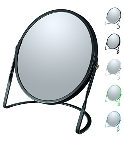 Spirella Kollektion Akira, Standspiegel für Schminktisch oder Bad 18,4 x 10,5 x 18,4 (wendbar: 100% und 5-fache Vergrößerung), Stahl, Schwarz Spirella Kollektion Akira, Standspiegel für Schminktisch oder Bad 18,4 x 10,5 x 18,4 (wendbar: 100% und 5-fache Vergrößerung), Stahl, Schwarz von Spirella