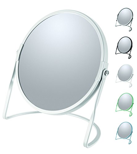 Spirella Schminkspiegel Kosmetikspiegel Badezimmerspiegel Akira 5-Fach Vergrößerung - matt Weiß Spirella Schminkspiegel Kosmetikspiegel Badezimmerspiegel Akira 5-Fach Vergrößerung - matt Weiß von Spirella