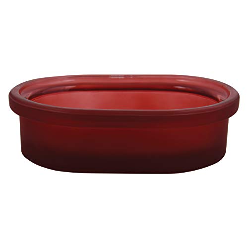 Spirella Seifenschale Glas dekorative Badausstattung Seifenablage Yoko Maße: 13,3 x 9,8 x 4 cm - Rot Spirella Seifenschale Glas dekorative Badausstattung Seifenablage Yoko Maße: 13,3 x 9,8 x 4 cm - Rot von Spirella
