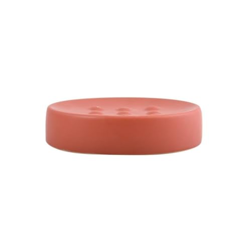Spirella Seifenschale Steinoptik dekorative Badausstattung Seifenablage Tube Maße: 11 x 11 x 3 cm-Rot matt, Red Spirella Seifenschale Steinoptik dekorative Badausstattung Seifenablage Tube Maße: 11 x 11 x 3 cm-Rot matt, Red von Spirella