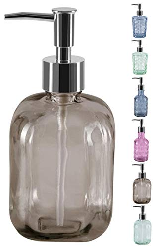 Spirella Seifenspender Carlos Glas Flüssigseifen-Spender 500ml Braun von Spirella