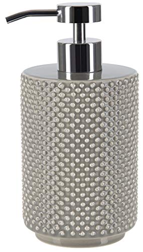 Spirella Seifenspender Mero Porzellan Flüssigseifen-Spender 400ml Taupe Made in Europe von Spirella