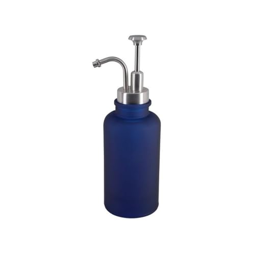 Spirella Seifenspender Yoko | mit Edelstahlpumpe | Desinfektionsspender | Glas | 300ml | Langliebig und Robust | Blau Spirella Seifenspender Yoko | mit Edelstahlpumpe | Desinfektionsspender | Glas | 300ml | Langliebig und Robust | Blau von Spirella