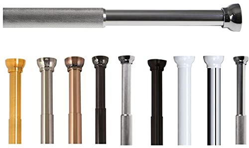 Spirella Teleskopstange Arios | Duschvorhangstange ohne Bohren | Spannstange, durch Drehen verstellbar, sicherer Halt | als Duschstange, Kleiderstange | Arios Silber 125-220 cm Spirella Teleskopstange Arios | Duschvorhangstange ohne Bohren | Spannstange, durch Drehen verstellbar, sicherer Halt | als Duschstange, Kleiderstange | Arios Silber 125-220 cm von Spirella