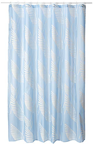 Spirella Textil Gardine Garbo Himmelblau 180 x 200 1207296, Weiß von Spirella