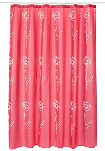 Spirella Vorhang Textil Vicky Pink 180X200 1209161, Weiß, Standard von Spirella